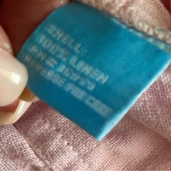 J.McLaughlin Drawstring Pink Linen Shorts - Small - Picture 7 of 8